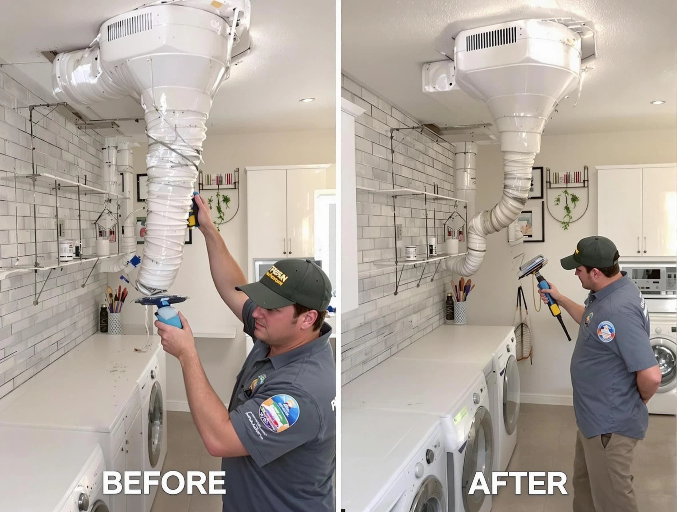 Professional dryer exhaust vent cleaning by Belvedere Park Dryer Vent Cleaning in Belvedere Park