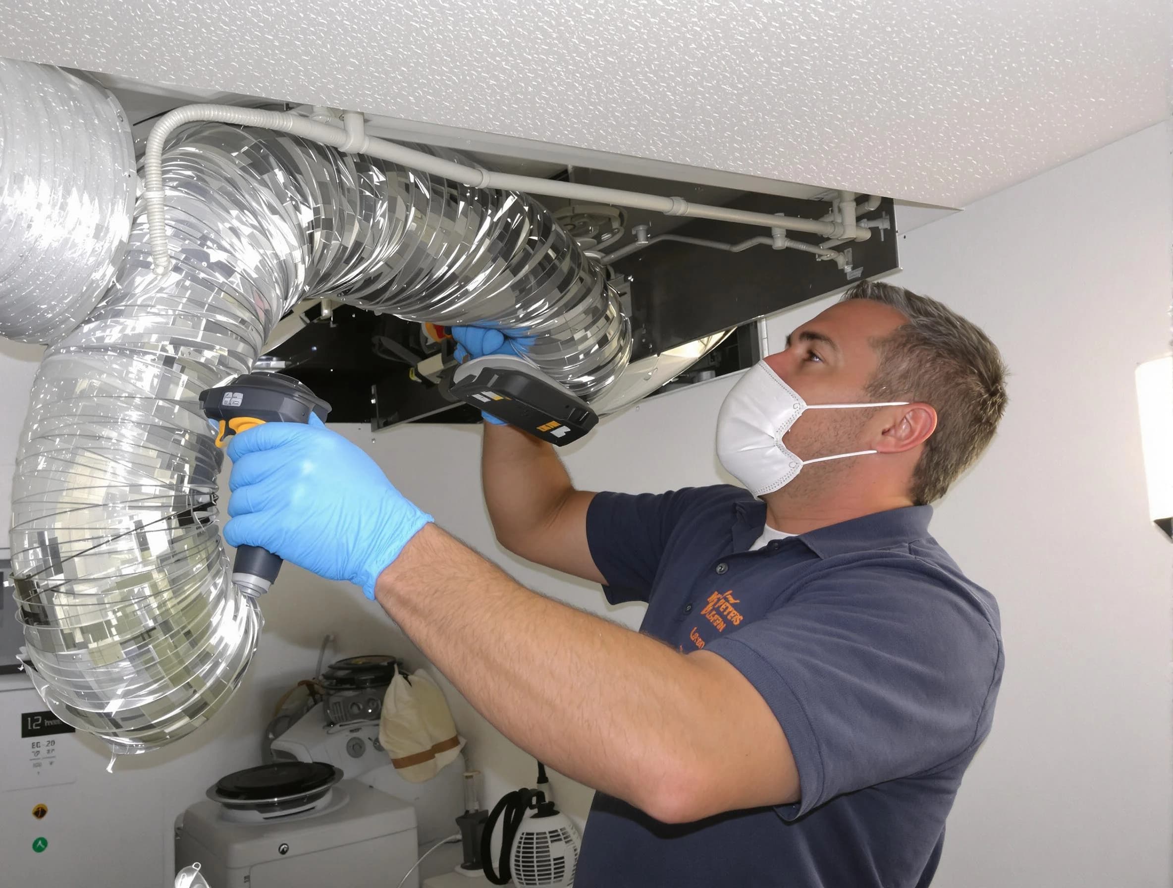 Belvedere Park Dryer Vent Cleaning professional performing thorough residential dryer vent cleaning in Belvedere Park