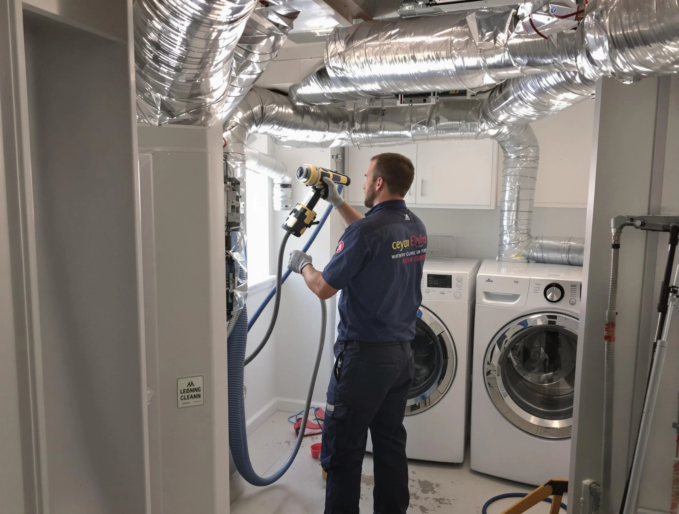 Belvedere Park Dryer Vent Cleaning specialist using advanced equipment for thorough duct cleaning in Belvedere Park